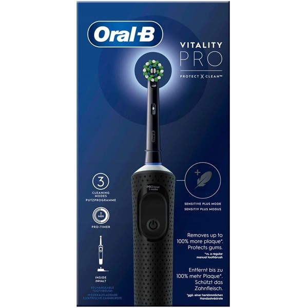 Oral-B D103 Vitality fekete elektromos fogkefe Oral-B D103 Vitality fekete elektromos fogkefe