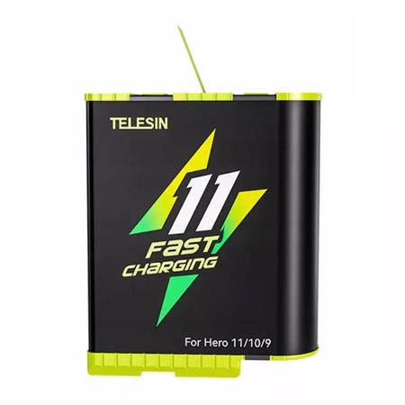 Telesin GoPro Hero9/10/11 gyorstöltő akkumulátor 1750mAh (GP-FCB-B11) Telesin GoPro Hero9/10/11 gyorstöltő akkumulátor 1750mAh (GP-FCB-B11)