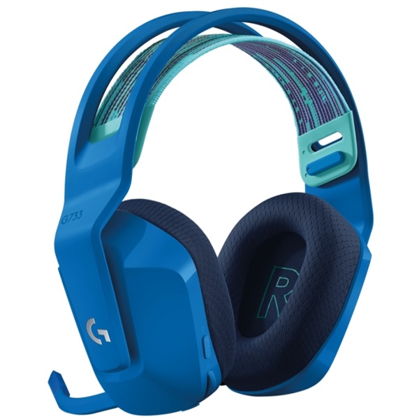 Logitech G733 vezeték nélküli gamer headset kék (981-000943)