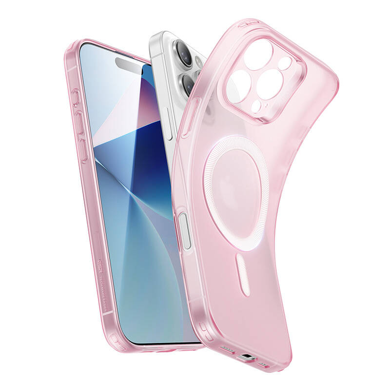 Zero Clear tok (HaloLock) ESR tok iPhone 16 Pro készülékhez (rózsaszín) Zero Clear tok (HaloLock) ESR tok iPhone 16 Pro készülékhez (rózsaszín)