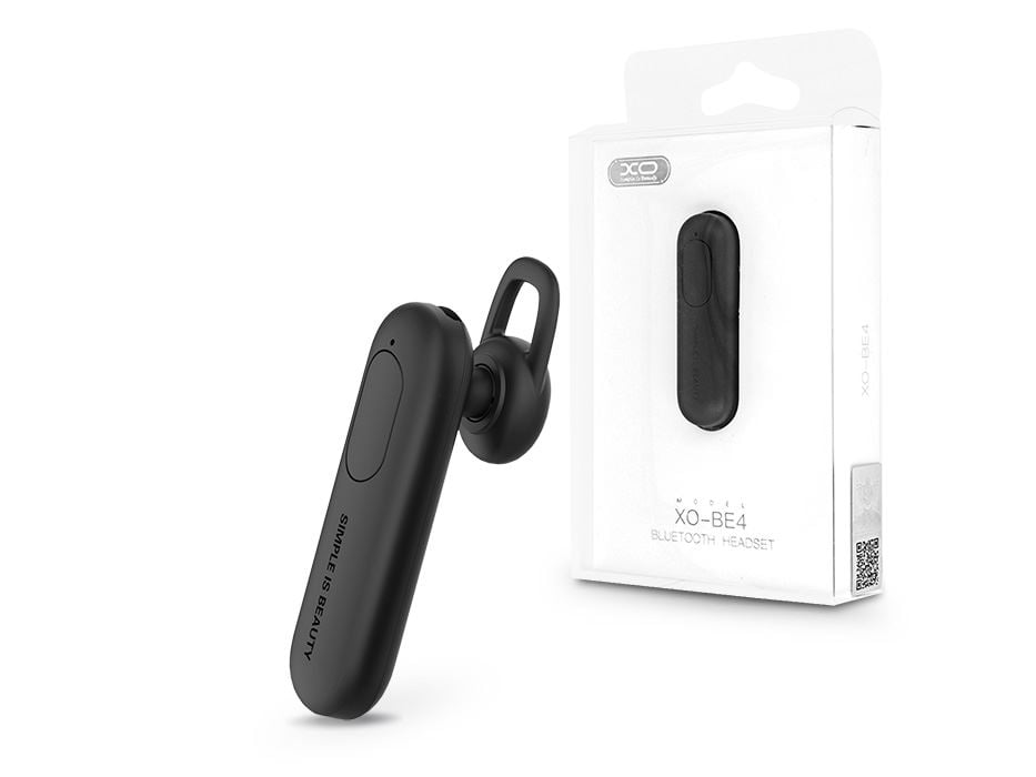 XO BE4 Wireless Bluetooth headset v4.2 fekete (TF-0044)