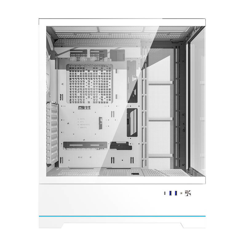 Darkflash DY451L számítógépház ventilátorok nélkül Fehér 