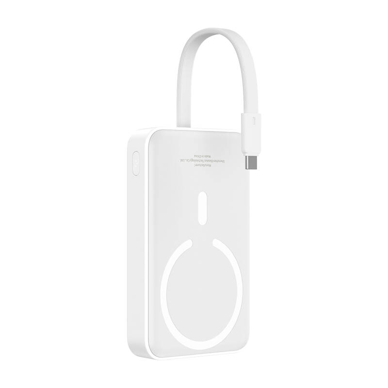 Baseus Mini 10000mAh 30W mágneses Powerbank Fehér  Bayern Edition