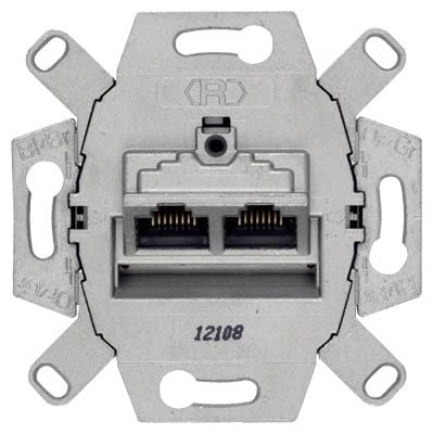 Siemens 5TG2026-2 UAE 2X8pólusú RJ45 STP CAT6 E informatikai csatlakozóaljzat Siemens 5TG2026-2 UAE 2X8pólusú RJ45 STP CAT6 E informatikai csatlakozóaljzat