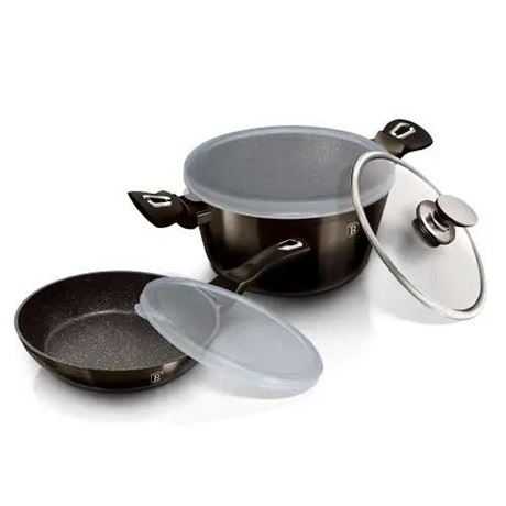 Berlinger Haus BH/6616T Shiny Black Edition edénykészlet 15 részes  