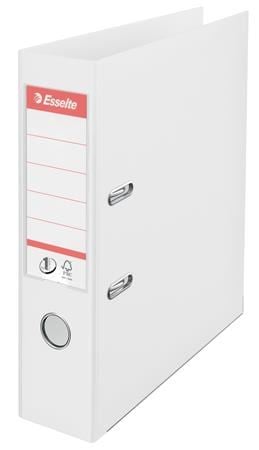 ESSELTE Standard Vivida Iratrendező 75 mm A4 PP élvédő sínnel fehér (811300)