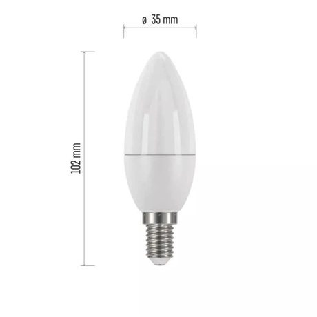 Emos ZQ3220 CLASSIC LED IZZÓ GYERTYA E14 5W 470LM MELEG FEHÉR Emos ZQ3220 CLASSIC LED IZZÓ GYERTYA E14 5W 470LM MELEG FEHÉR