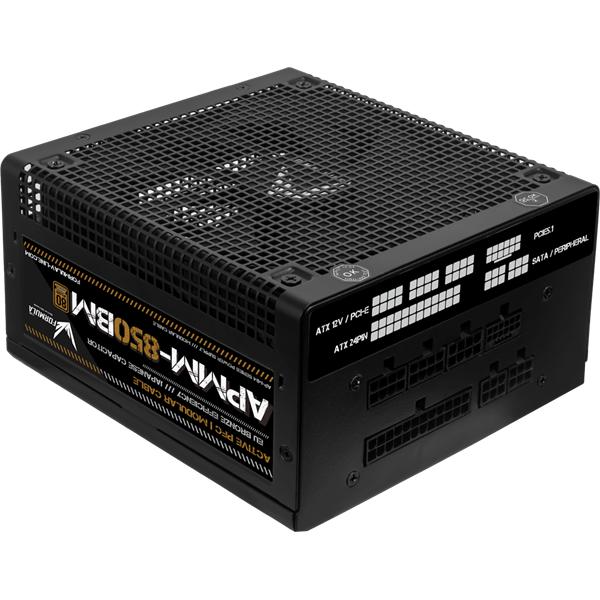 Formula Tápegység 850W -  (80 Plus Bronze, ATX3.1/PCIe 5.1, Aktív PFC, 14cm, Full Moduláris) (APMM-850BM)