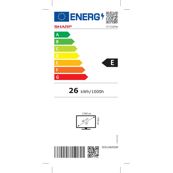 Sharp 32" 32FA2EF Full HD LED TV