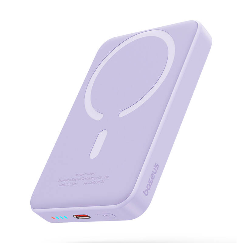 Magnetic Mini Air Powerbank Baseus 10000mAh 20W (purple)