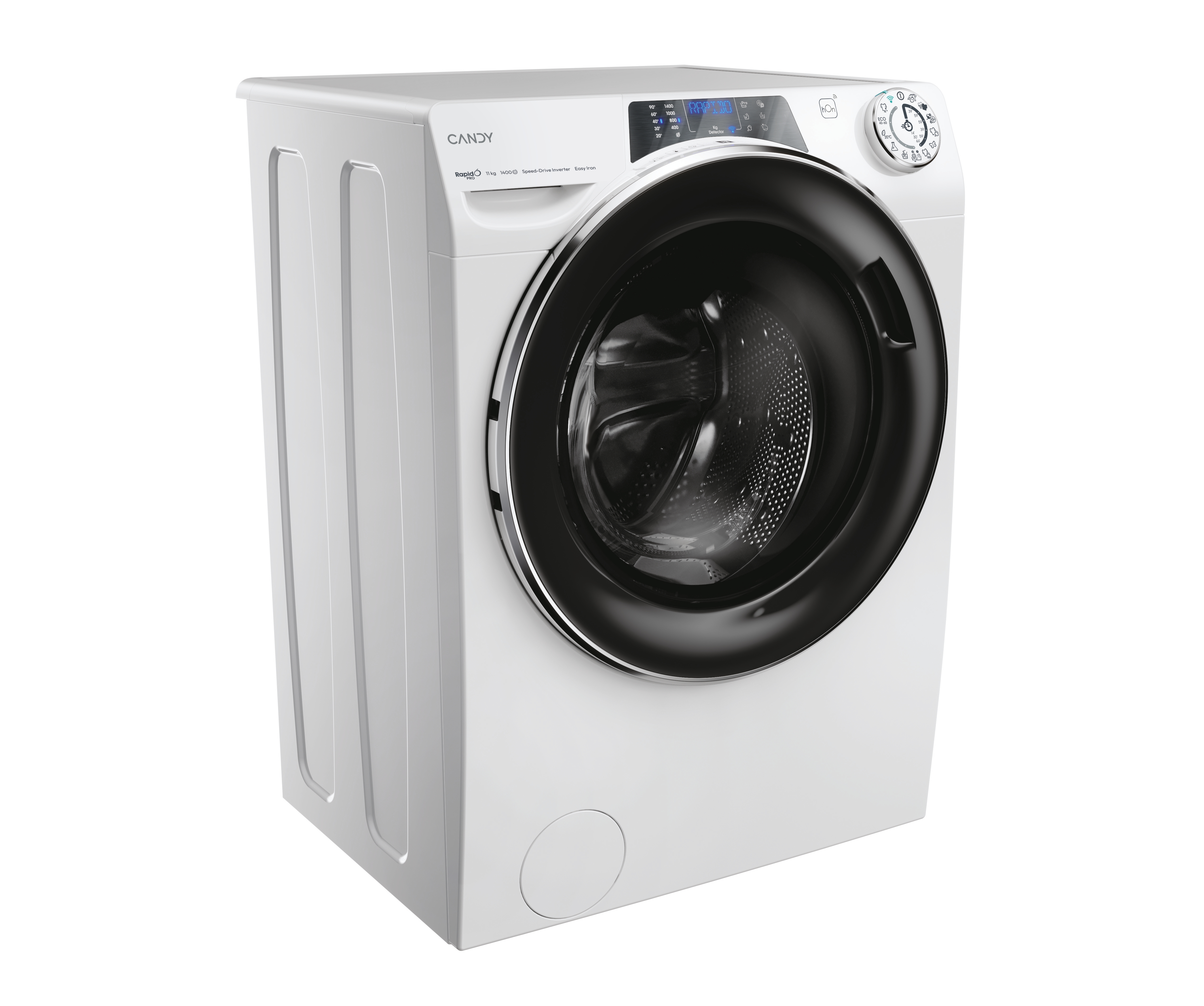 Candy RP 4116BWMBC/1-S Elöltöltős mosógép – 11 kg, 1400 ford./perc, A Energiaosztály, Wi-Fi + Bluetooth, Mix Power System, Baba program, Snap&Wash