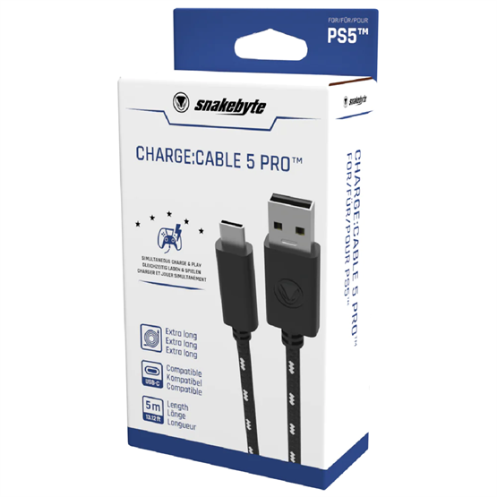  Snakebyte PS5 USB Charge Cable 5  5m
