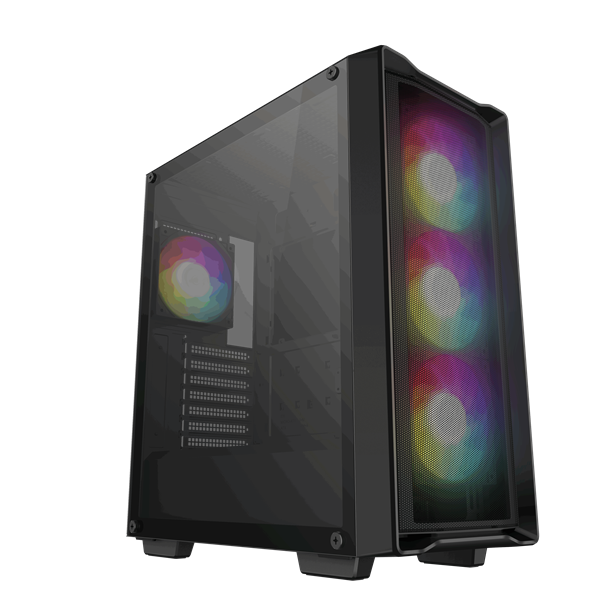 DeepCool CC560 MESH V2  ablakos  Számítógépház   fekete