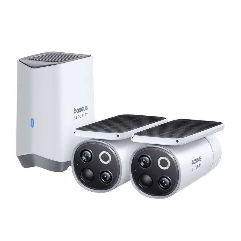 Baseus S1 Pro 3K Dual kültéri kamera Fehér 