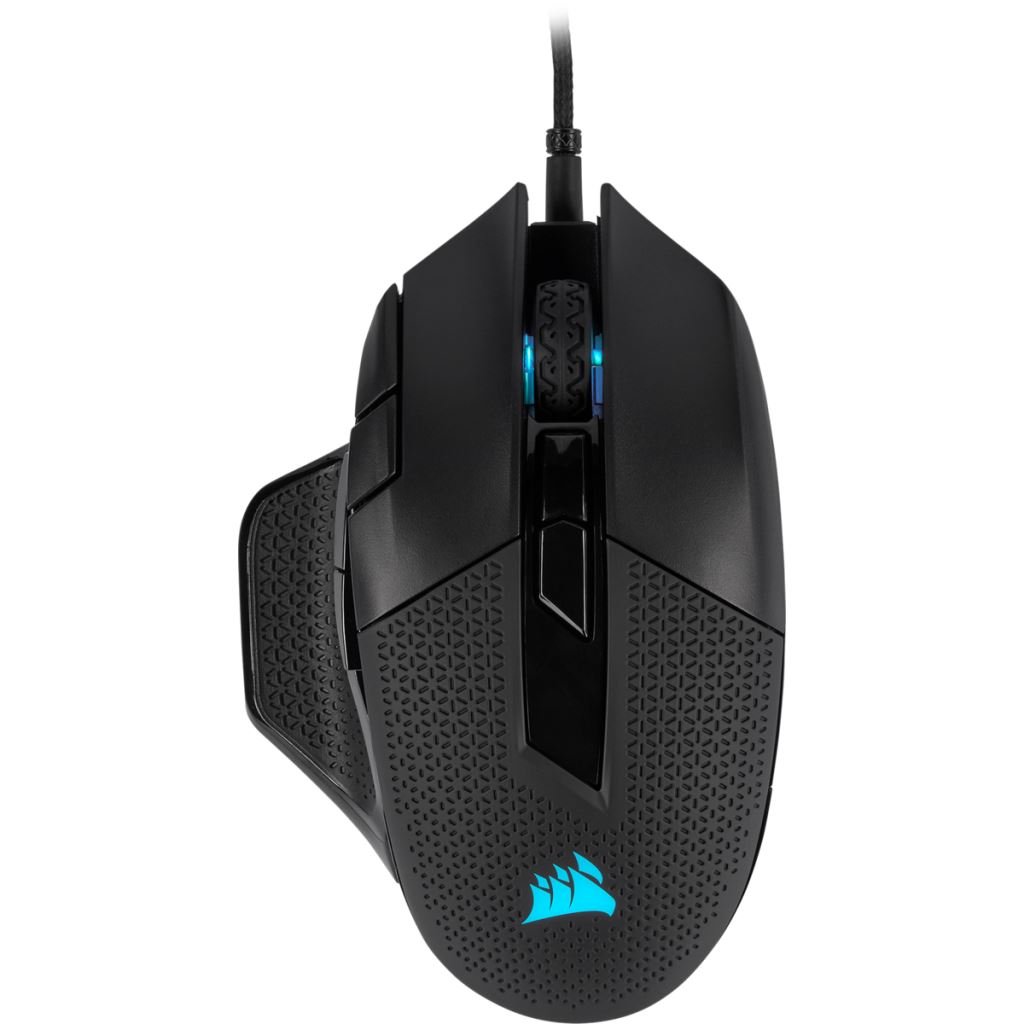 Corsair NIGHTSWORD RGB Tunable FPS/MOBA Gaming optikai egér fekete