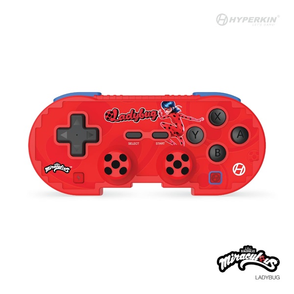 HYPERKIN Pixel Art Miraculous Nintendo Switch/PC/Mac/Android "Katicabogár" BT kontroller HYPERKIN Pixel Art Miraculous Nintendo Switch/PC/Mac/Android "Katicabogár" BT kontroller