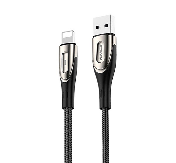 JOYROOM adatkábel és töltő (USB - lightning 8pin, 5V / 3000 mA, gyorstöltés támogatás, 120cm) FEKETE (S-M411_B_L) JOYROOM adatkábel és töltő (USB - lightning 8pin, 5V / 3000 mA, gyorstöltés támogatás, 120cm) FEKETE (S-M411_B_L)
