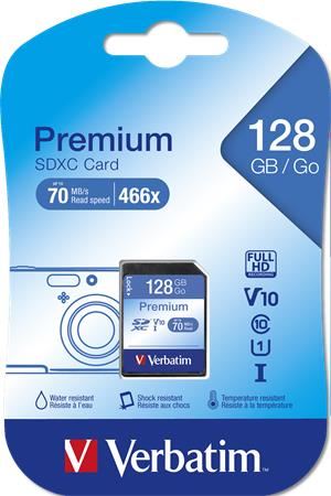 128GB SDXC Verbatim UHS-I Premium memóriakártya (44025) 128GB SDXC Verbatim UHS-I Premium memóriakártya (44025)