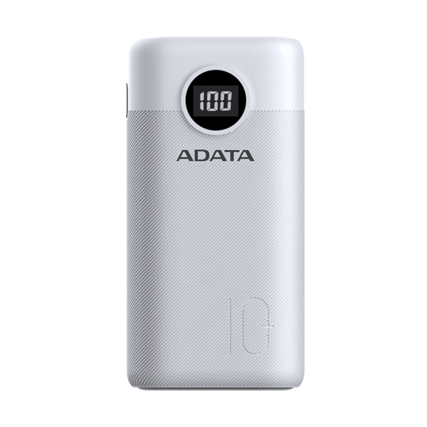 ADATA P20000QCD Power Bank 20000mAh fehér (AP20000QCD-DGT-CWH)