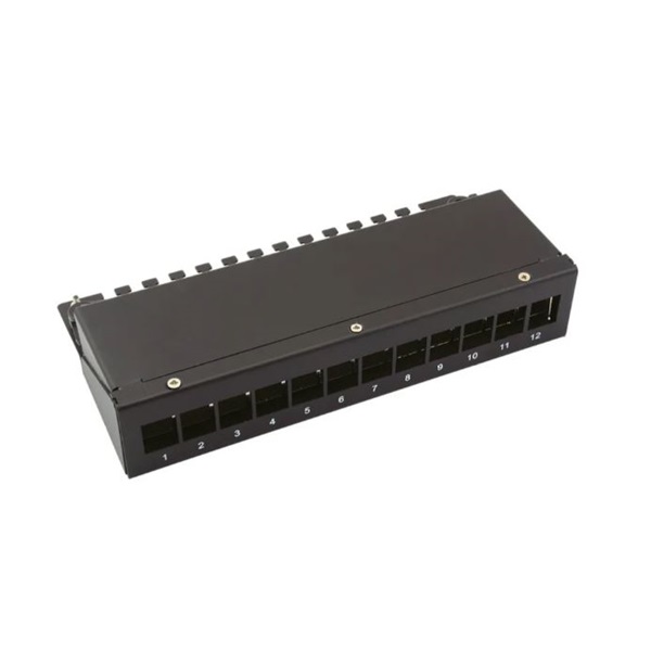Value Patch panel Moduláris CAT6 12 Port, szürke (26.99.0332-5)