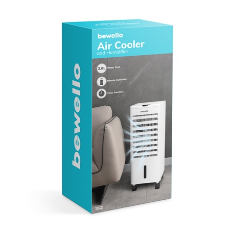 Bewello BW2010 MOBIL LÉGHŰTŐ VENTILÁTOR ÉS PÁRÁSÍTÓ 3.8 L