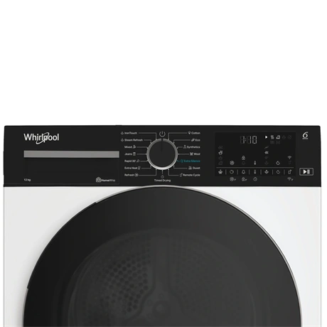 Whirlpool WP E12X WBS EE Hőszivattyús szárítógép Fehér/Fekete - 12 kg, E energiaosztály