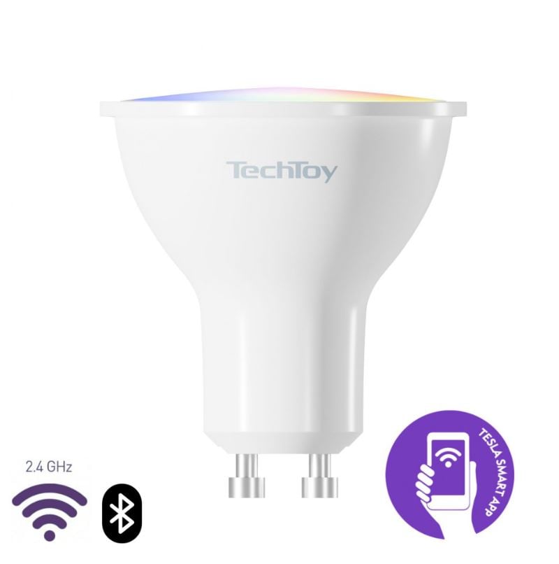 TechToy RGB 4,5W GU10 okos LED izzó (TSL-LIG-GU10) TechToy RGB 4,5W GU10 okos LED izzó (TSL-LIG-GU10)
