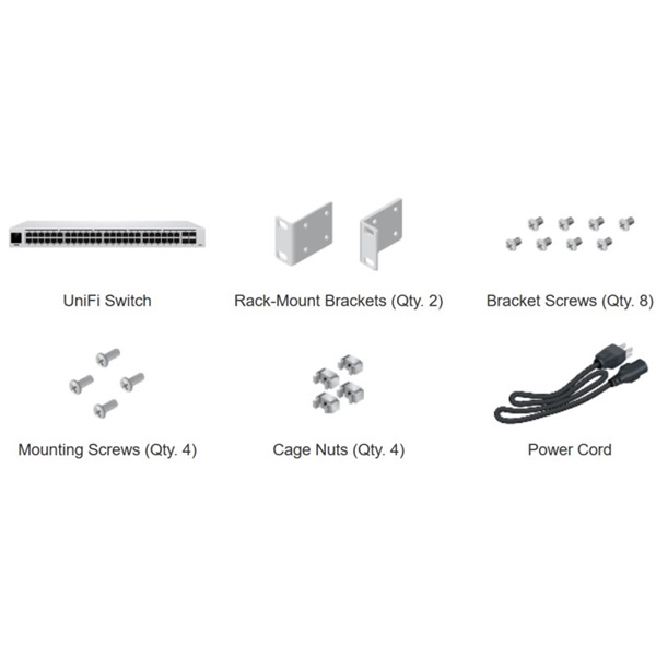 Ubiquiti UniFi 48 port PoE + 4 port SFP PoE+ switch (USW-48-POE)