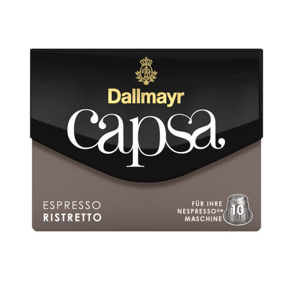 Dallmayr Espresso Ristretto Nespresso kompatibilis kávé kapszula 10 db Dallmayr Espresso Ristretto Nespresso kompatibilis kávé kapszula 10 db