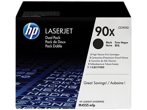 HP CE390XD (90X) fekete toner duo pack