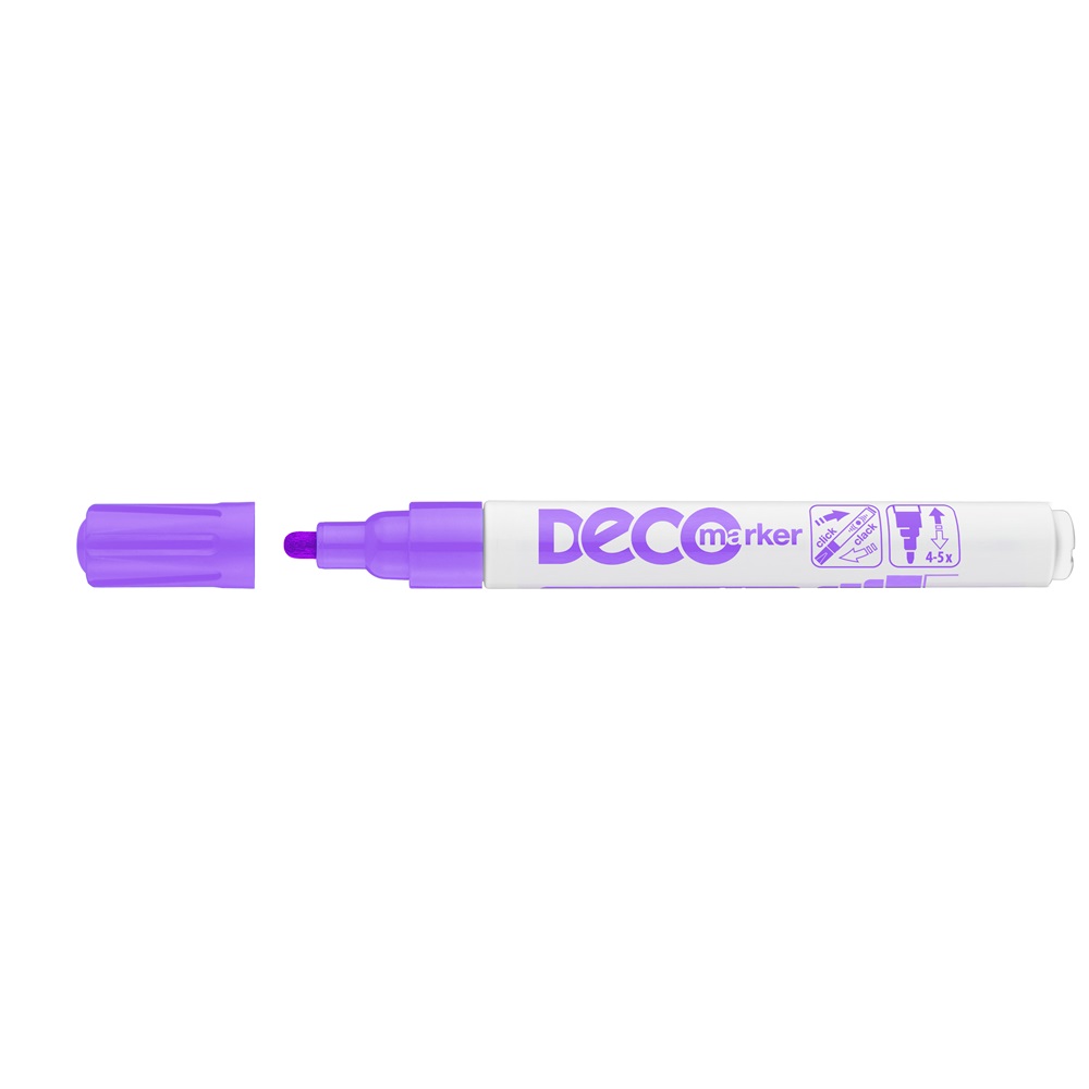 ICO Lakkmarker, decomarker 2-4mm, kerek  lila (9580098011)