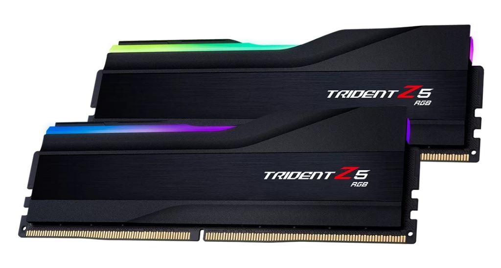 G.SKILL 64GB DDR5 6000MHz Kit(2x32GB) Trident Z5 RGB RAM Fekete G.SKILL 64GB DDR5 6000MHz Kit(2x32GB) Trident Z5 RGB RAM Fekete
