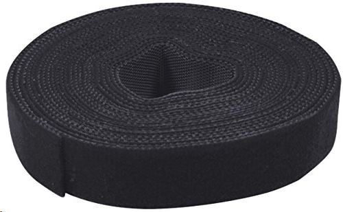 LogiLink tépőzáras kábelkötegelő 4m, fekete (KAB0050)