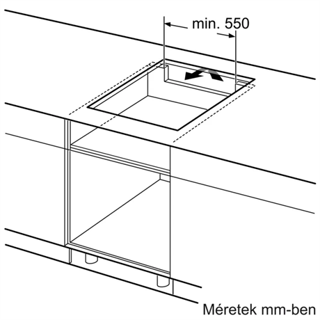 Bosch PVS831HC1E  Beépíthető indukciós főzőlap 80cm