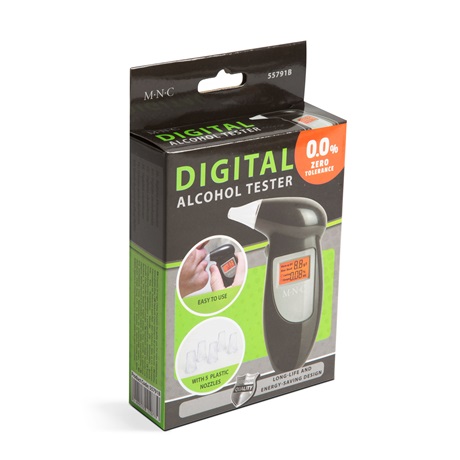 MNC 55791B DIGITÁLIS ALKOHOLSZONDA KIJELZŐVEL