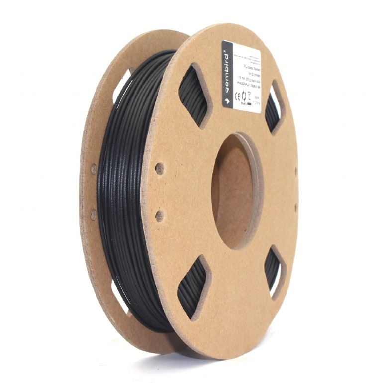 Gembird 3DP-PLA1.75GE-01-BK Filament PLA  1,75mm 200g GEMMA printer spool Fekete
