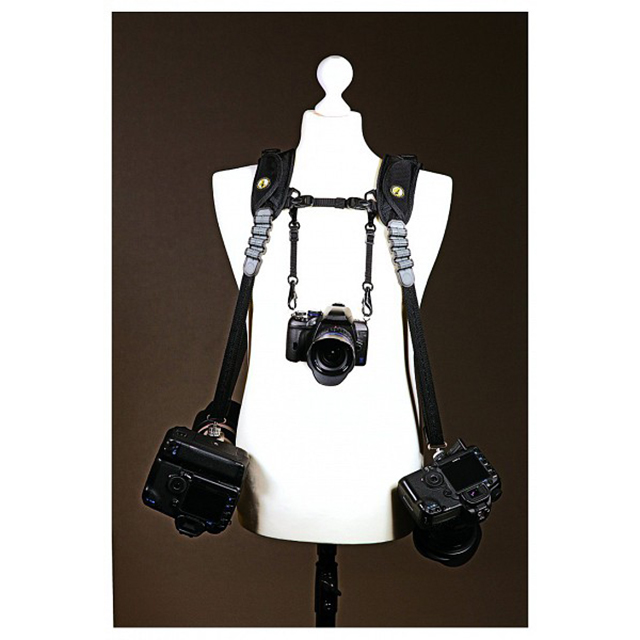 Sun-Sniper Rotaball-DPH Double-Plus-Harness dupla fényképezőgép vállszíj