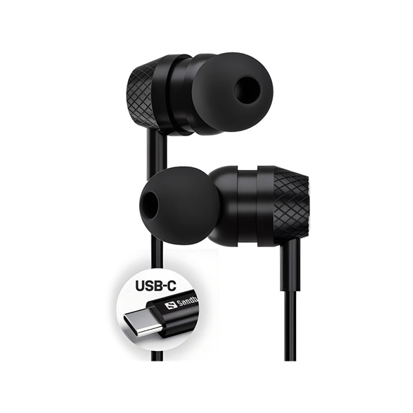 Sandberg  USB-C/A In-Earset with Line-Mic Fülhallgató