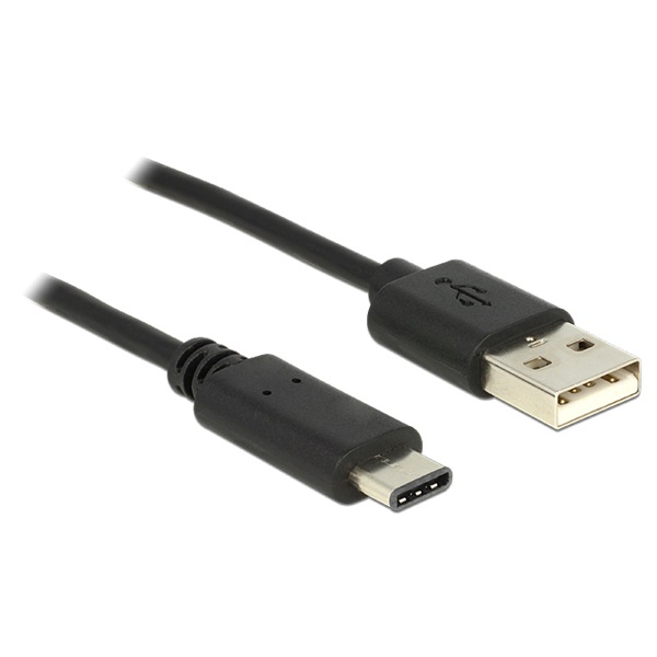Delock 83600 USB Type-C (USB-C) 2.0 --> USB 2.0 A M/M 1m kábel Delock 83600 USB Type-C (USB-C) 2.0 --> USB 2.0 A M/M 1m kábel