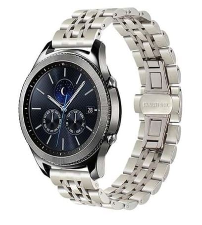 Mybandz Jubilee láncszemes fém óraszíj 20mm ezüst (20SKU2511)