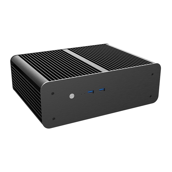 Akasa A-ITX56-M1B Euler MX Plus Ventilátor nélküli Mini-ITX Case Számítógépház Akasa A-ITX56-M1B Euler MX Plus Ventilátor nélküli Mini-ITX Case Számítógépház