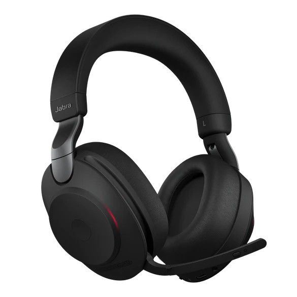 Jabra Evolve2 85 MS sztereó Bluetooth headset + töltőállomás fekete Jabra Evolve2 85 MS sztereó Bluetooth headset + töltőállomás fekete