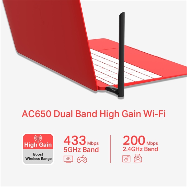 Mercusys MU6H AC650 USB Wi-Fi adapter
