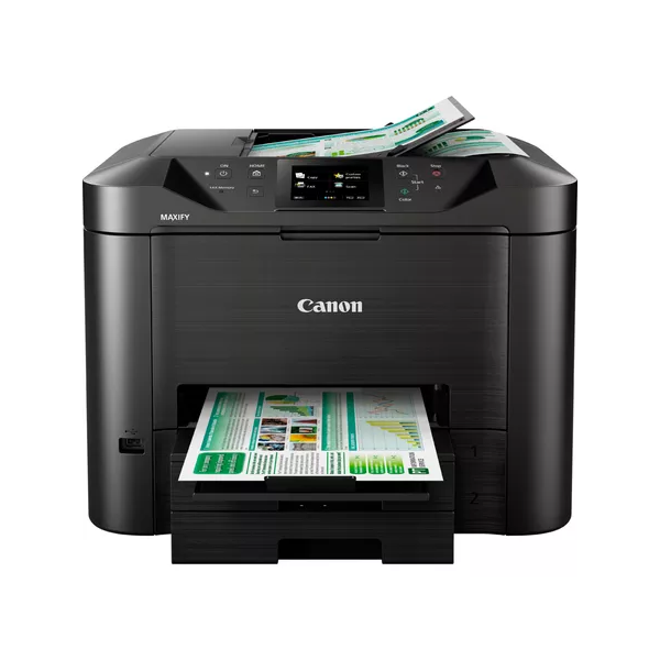 CANON Tintasugaras MFP 4in1 MAXIFY MB5450, A4, FF 24 k/p, SZ 15,5 k/p, 600x1200dpi, duplex, USB/LAN/WiFi, ADF