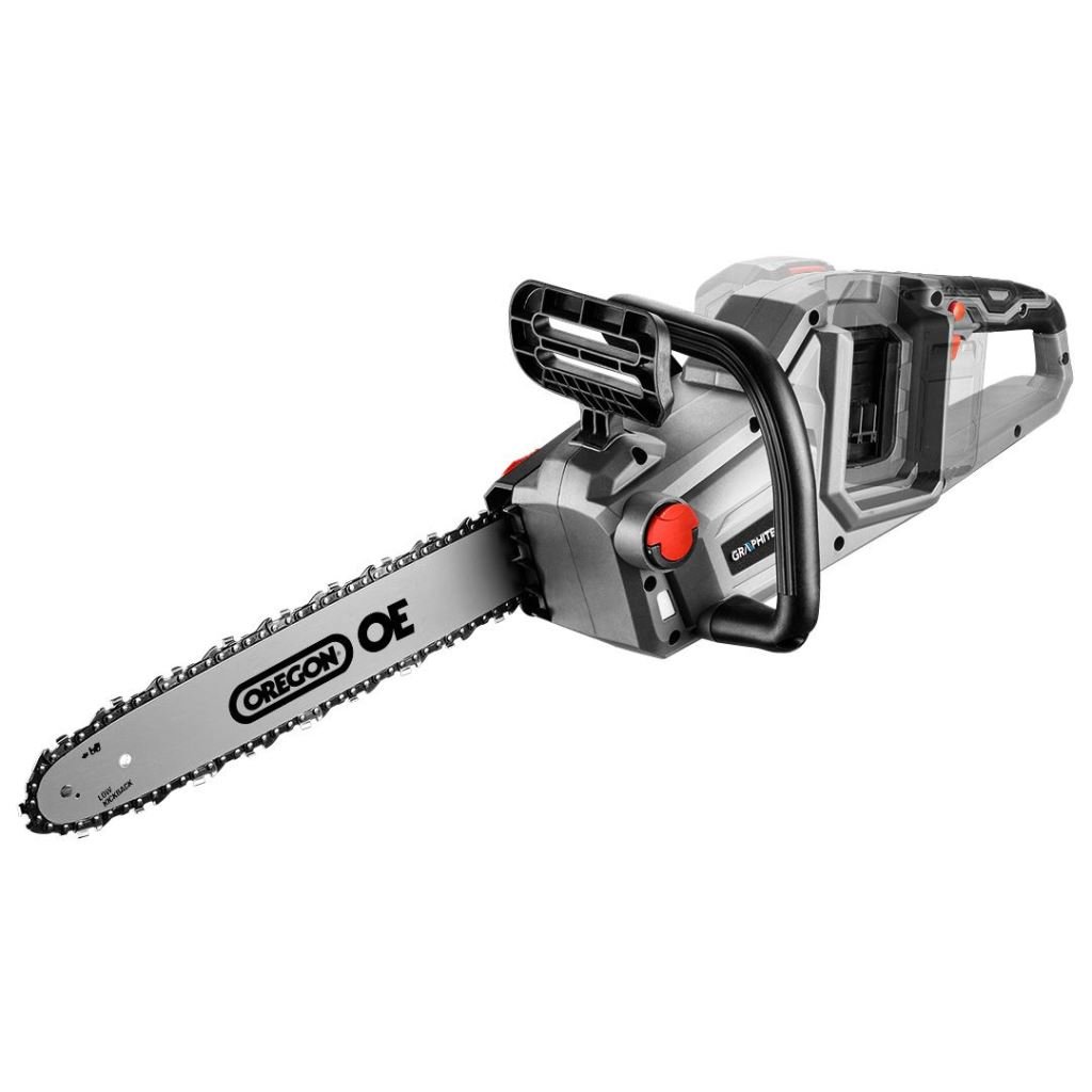Graphite 58G043 akkus szénkefementes láncfűrész Energy+ 36V(2x18V), 14" (350mm), akku nélkül