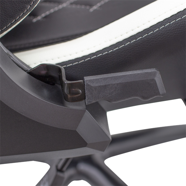 WHITE SHARK NITRO-GT Gamer szék Fekete-fehér