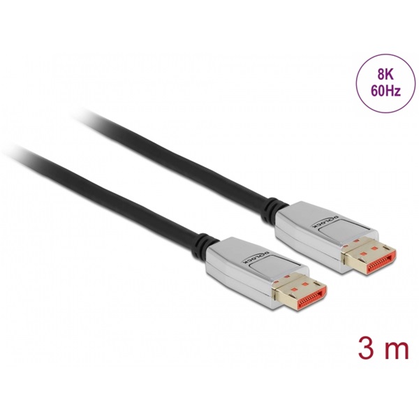 Delock 87042 3m DisplayPort 8K 60Hz kábel Delock 87042 3m DisplayPort 8K 60Hz kábel