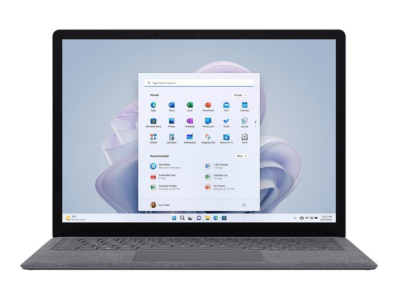 Microsoft Surface Laptop 5 13.5" Win 11 Home platinaszürke (QZI-00024) angol lokalizáció!