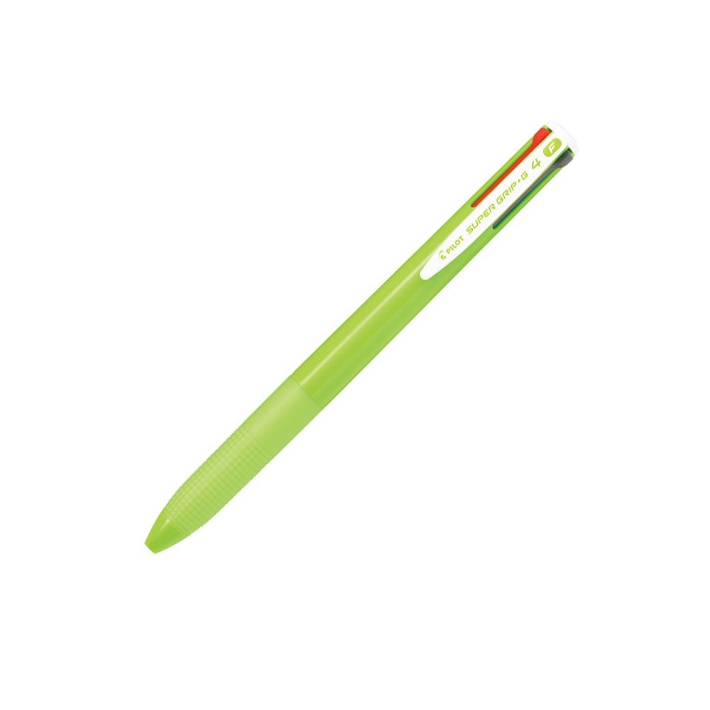 PILOT Golyóstoll 4 színű  Super Grip G világoszöld test (BPKGG-35M-LG)