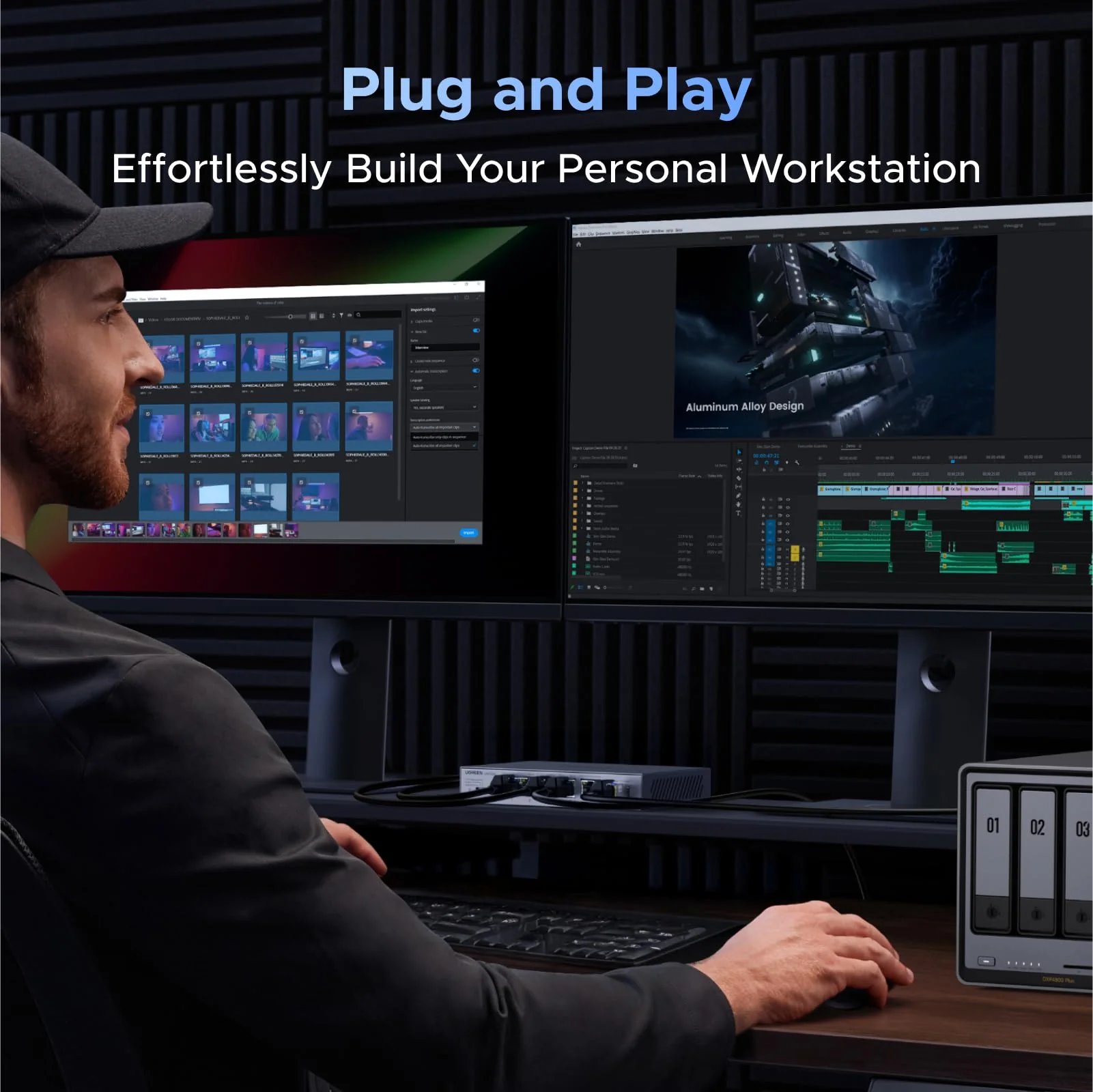 Ugreen CM753 6 portos 2,5 Gigabit Ethernet Hálózati kapcsoló